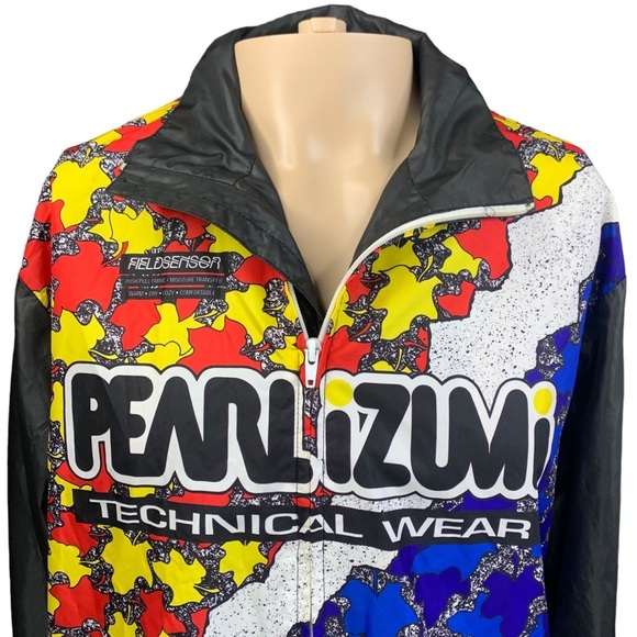 Pearl Izumi XL Race Team Cycling Bicycle Bike Jacket Technical Vintage 90's - Picture 7 of 13